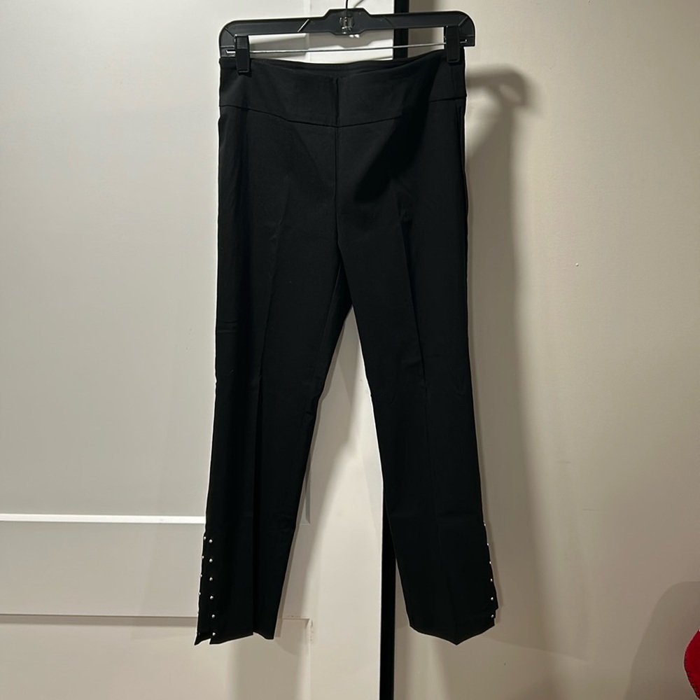 COPY - Counterparts size Med black pull on dress pants with silver studs @ th…